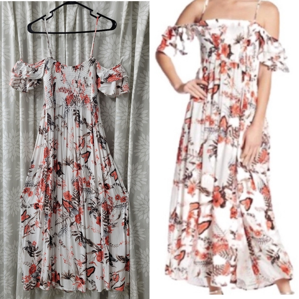 Smocked Maxi Altar'd State Dress Medium